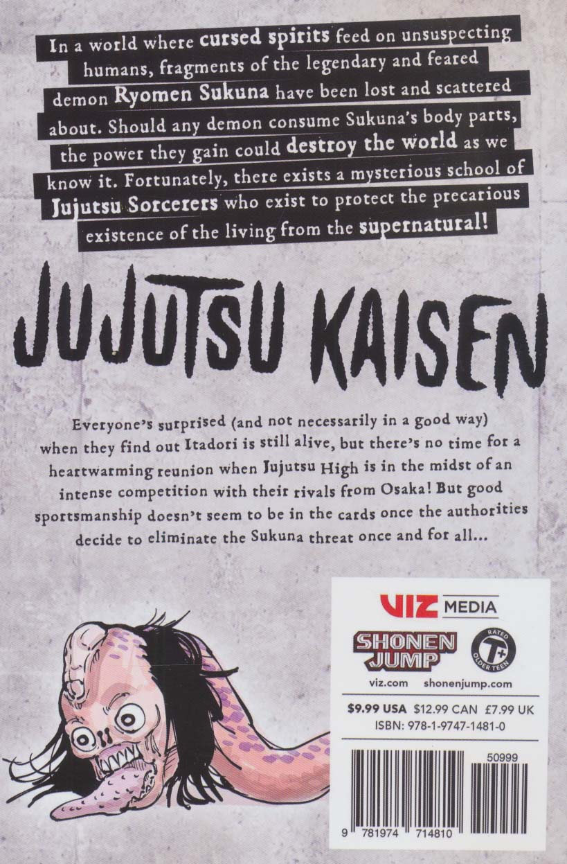 مانگا 5 (JUJUTSU KAISEN:نبرد جادویی)،(کمیک استریپ)،(زبان اصلی،انگلیسی)