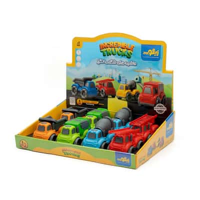 بسته اسباب بازی ماشین های شگفت انگیز (خلاقیت و هماهنگی گروهی)،(8عددی،باجعبه)