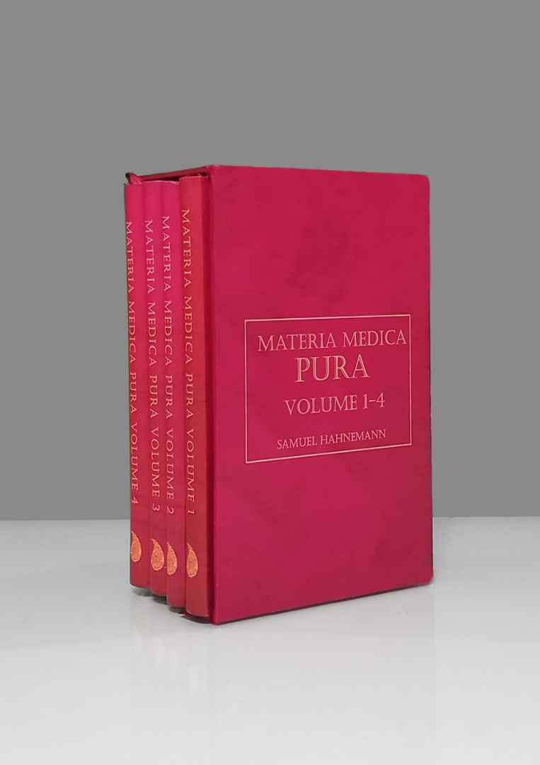 متریا مدیکا پیورا (MATERIA MEDICA PURA VOLUME 1-4)،(انگلیسی)،(تک زبانه،4جلدی،باقاب)