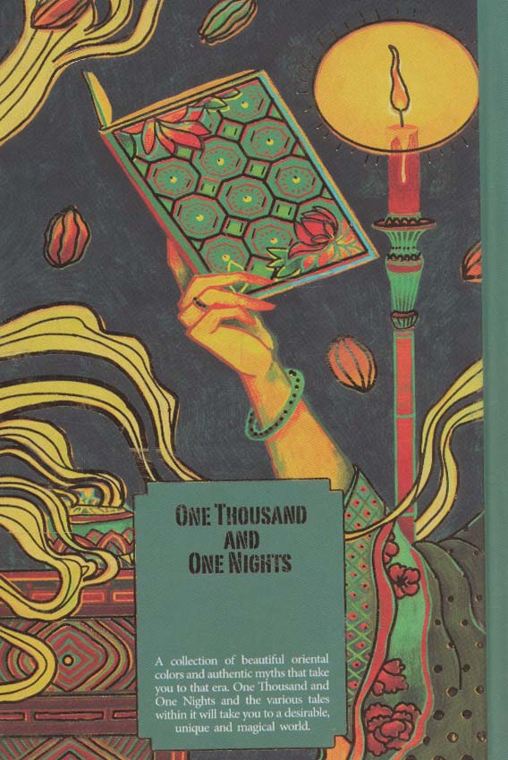 دفترچه یادداشت خط دار (ONE THOUSAND AND ONE NIGHTS)،(کد 6079)،(لب طلایی)