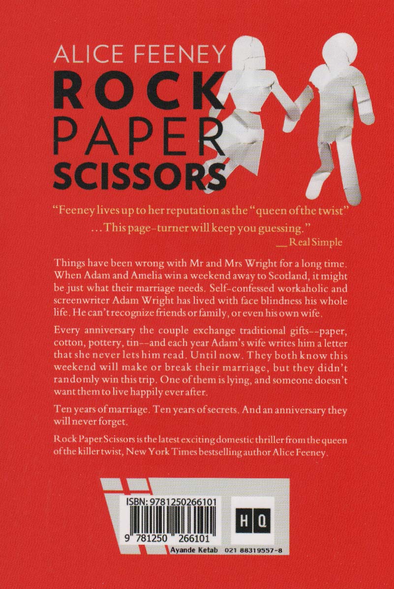 ROCK PAPER SCISSORS:سنگ،کاغذ،قیچی (زبان اصلی،انگلیسی)