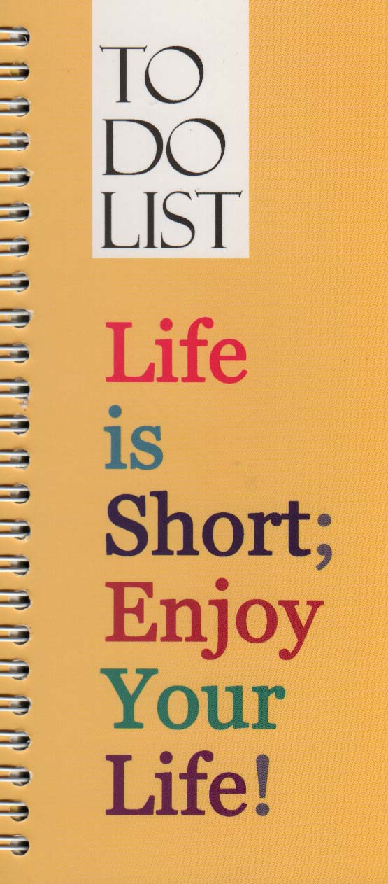 دفتر یادداشت خط دار لیست کارهای من (TO DO LIST،چند طرح)،(سیمی)