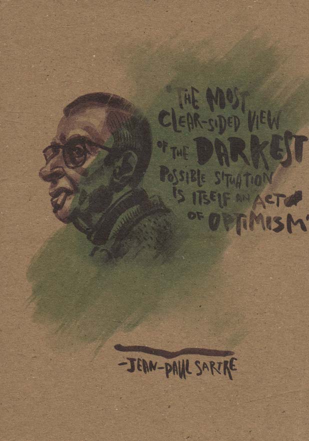 دفترچه یادداشت بی خط (نویسندگان،JEAN PAUL SARTRE)،(سیمی)