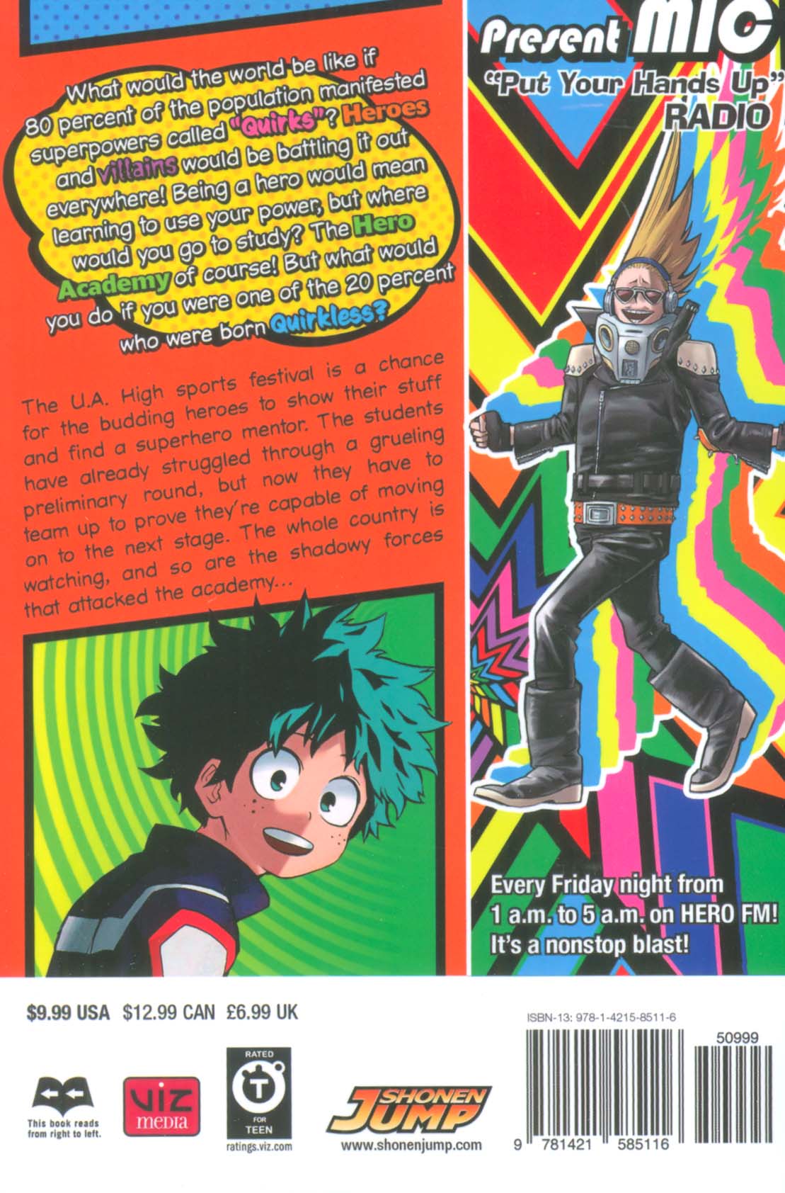 مانگا 2 (MY HERO ACADEMIA:آکادمی قهرمان من)،(کمیک استریپ)،(زبان اصلی،انگلیسی)