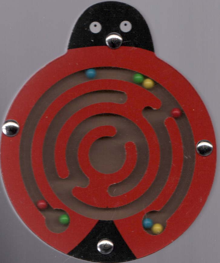 ماز چوبی آهنربایی (کفشدوزک)،(باجعبه)
