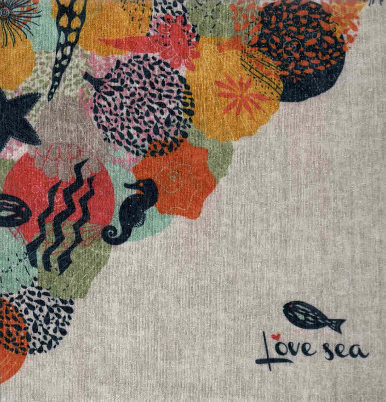 دفتر یادداشت نقطه ای مخملی قدیما (طرح Love sea)،(بولت ژورنال16)