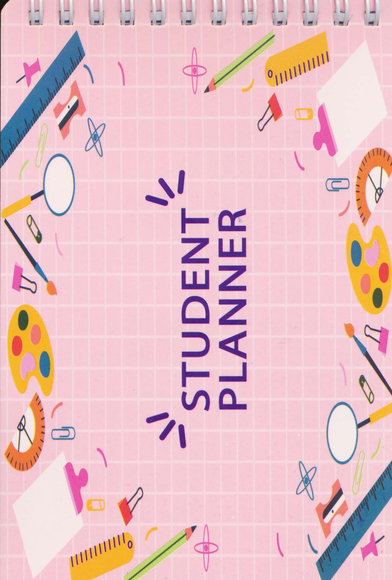 دفترچه یادداشت student planner (کد 506)،(سیمی)