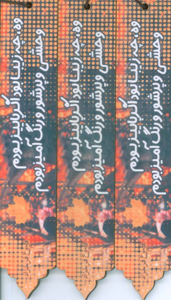 مجموعه نشانه کتاب (بوک مارک،کد N46)،(3عددی،چوبی)