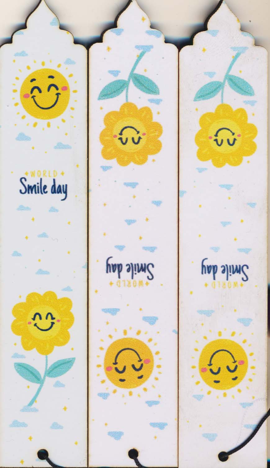 مجموعه نشانه کتاب (بوک مارک،کد N78)،(3عددی،چوبی)