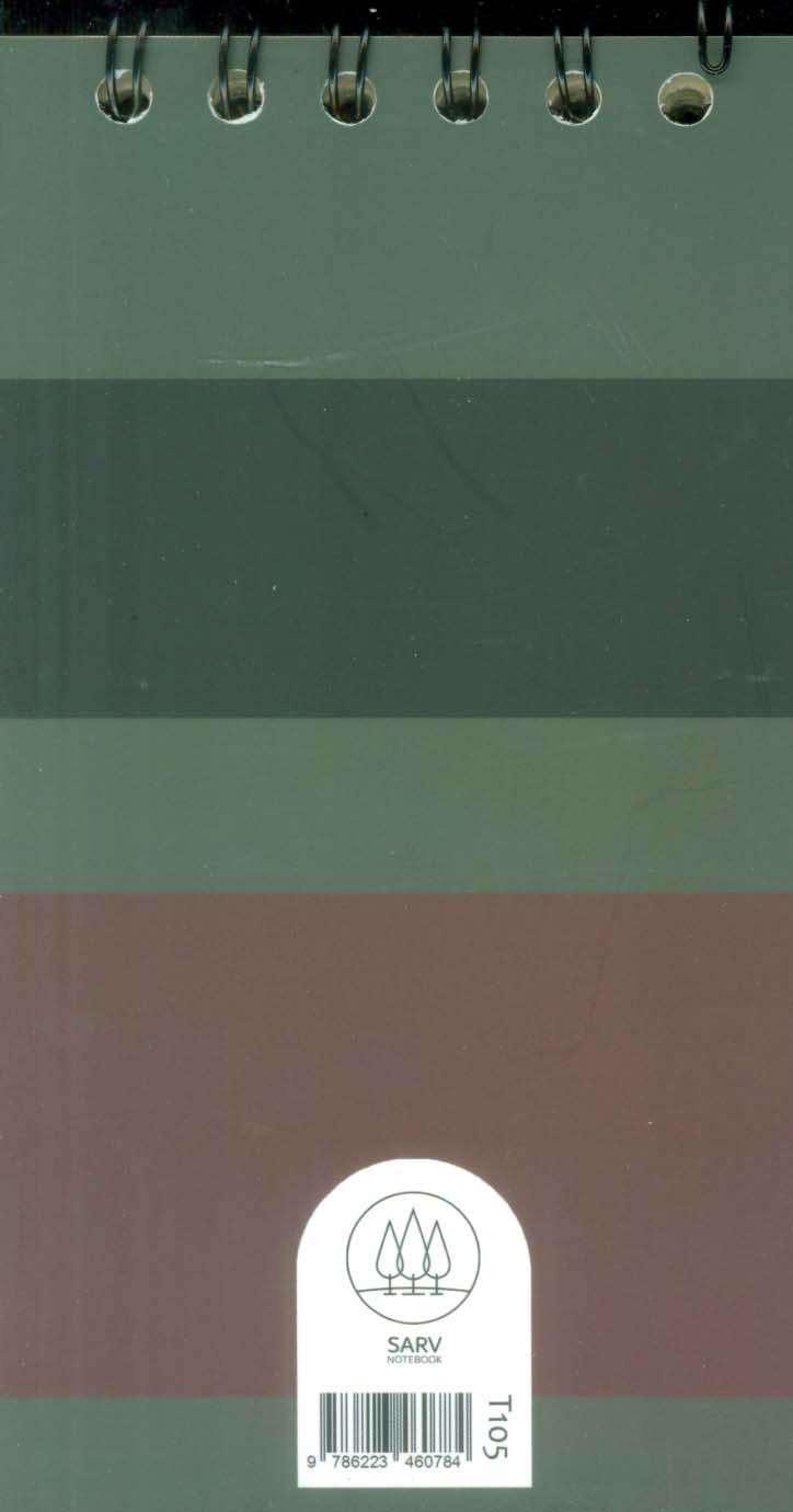 دفترچه بی خط (کدT105)،(سیمی)