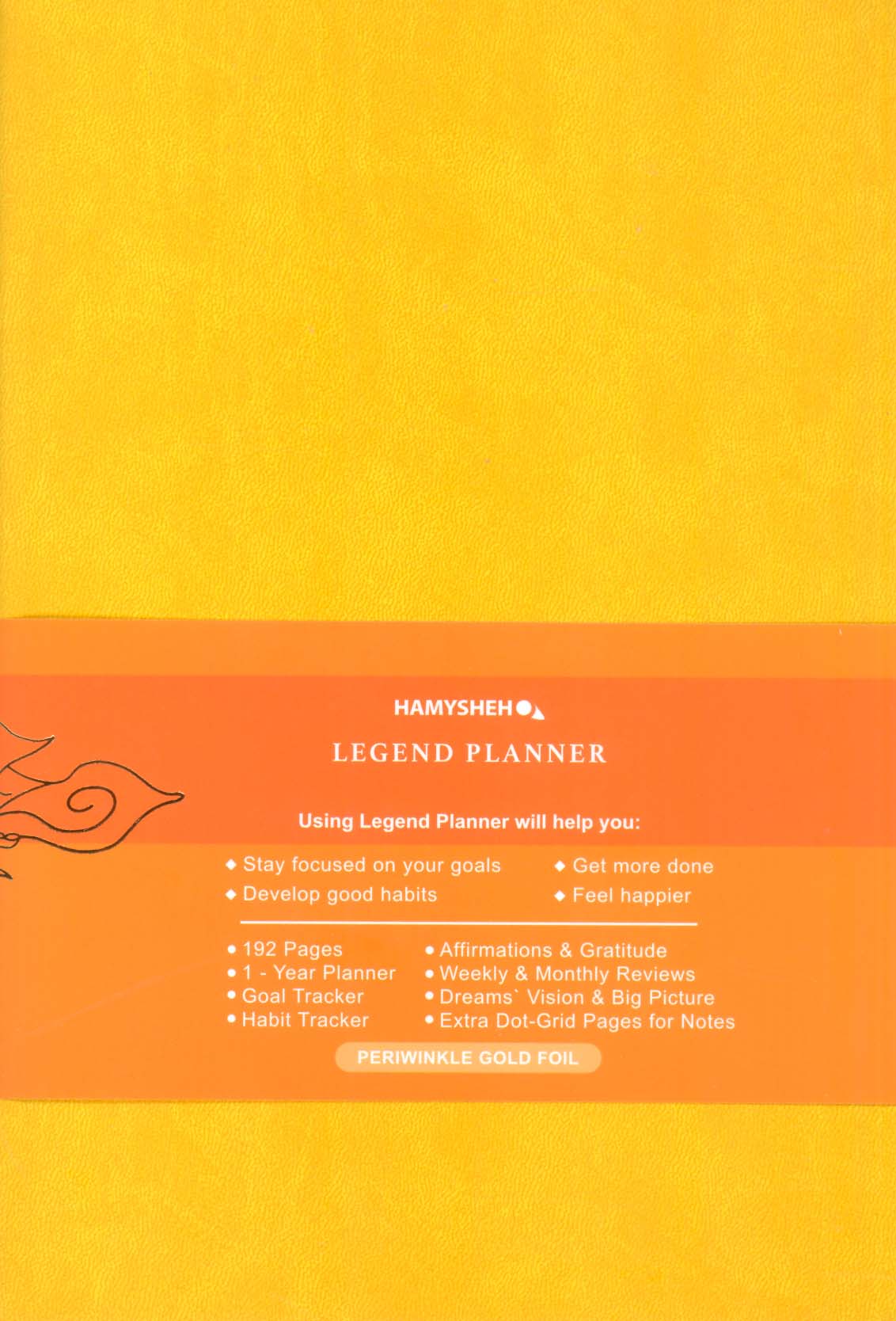 دفتر پلنر لجند (LEGEND PLANNER،زرد)