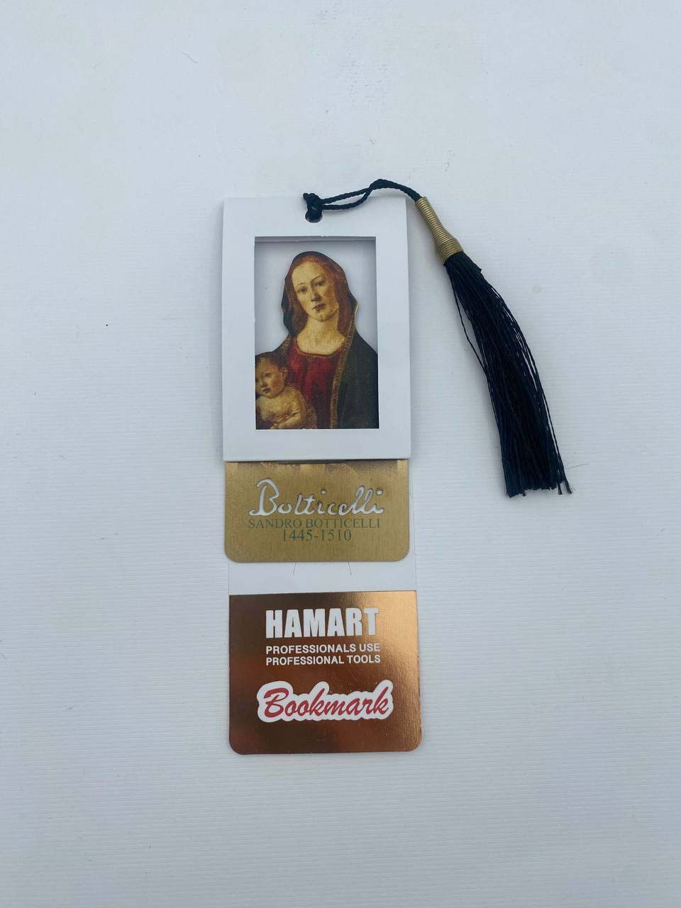 نشانه کتاب مشاهیر:SANDRO BOTTICELLI 3 (بوک مارک،کد 769)،(فلزی)