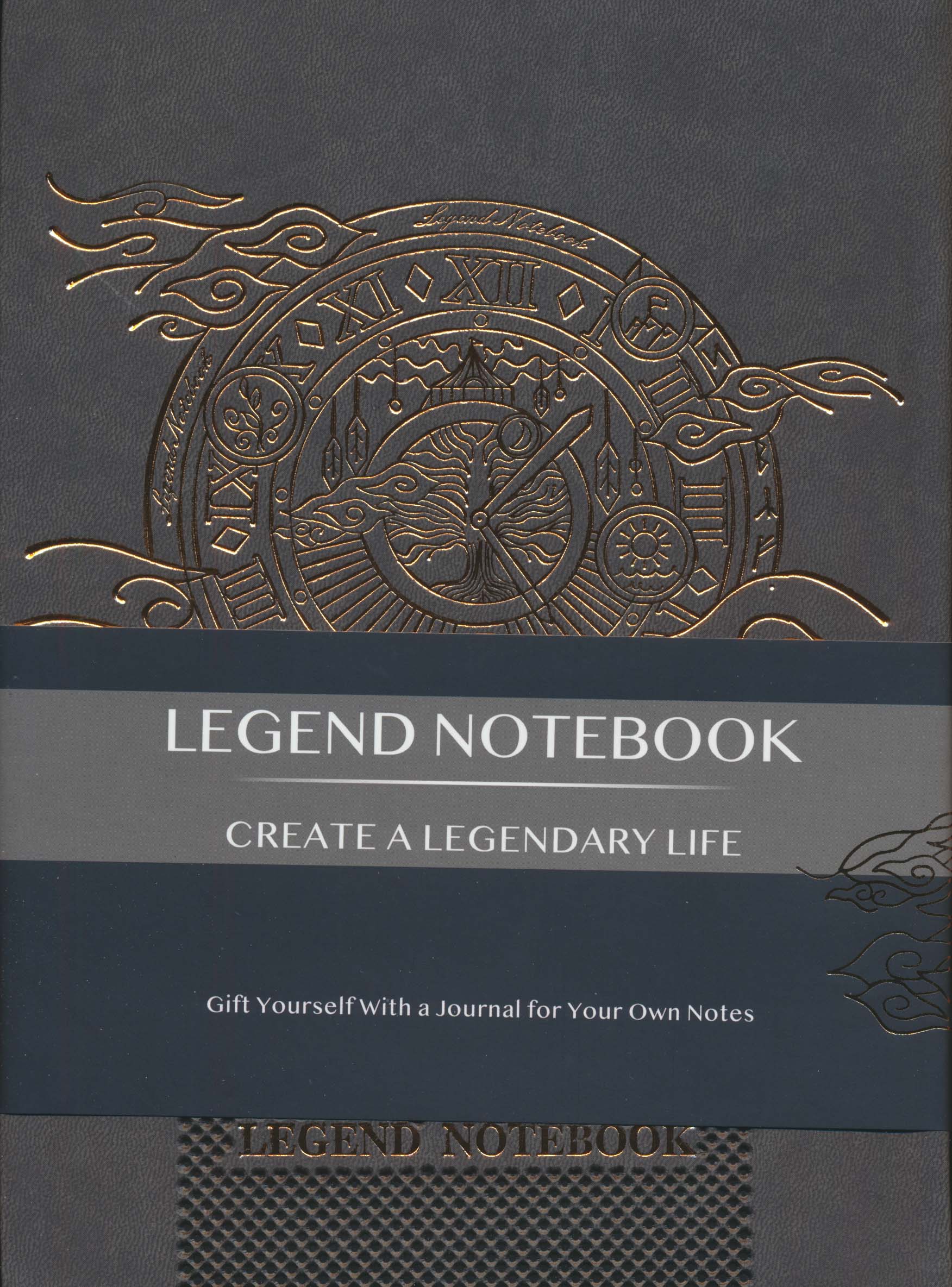 دفتر یادداشت خط دار LEGEND (خاکستری)