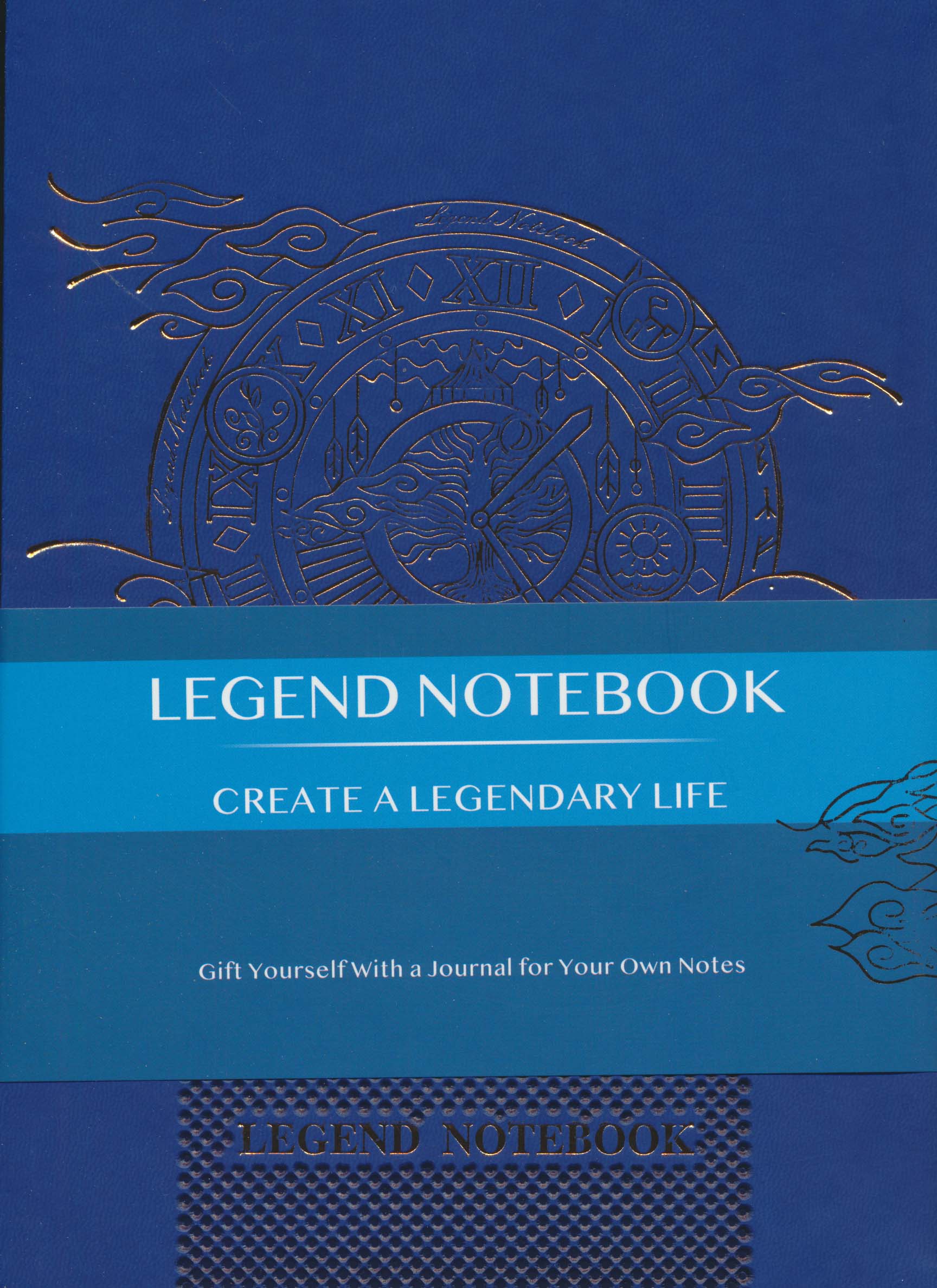دفتر یادداشت خط دار LEGEND (آبی)