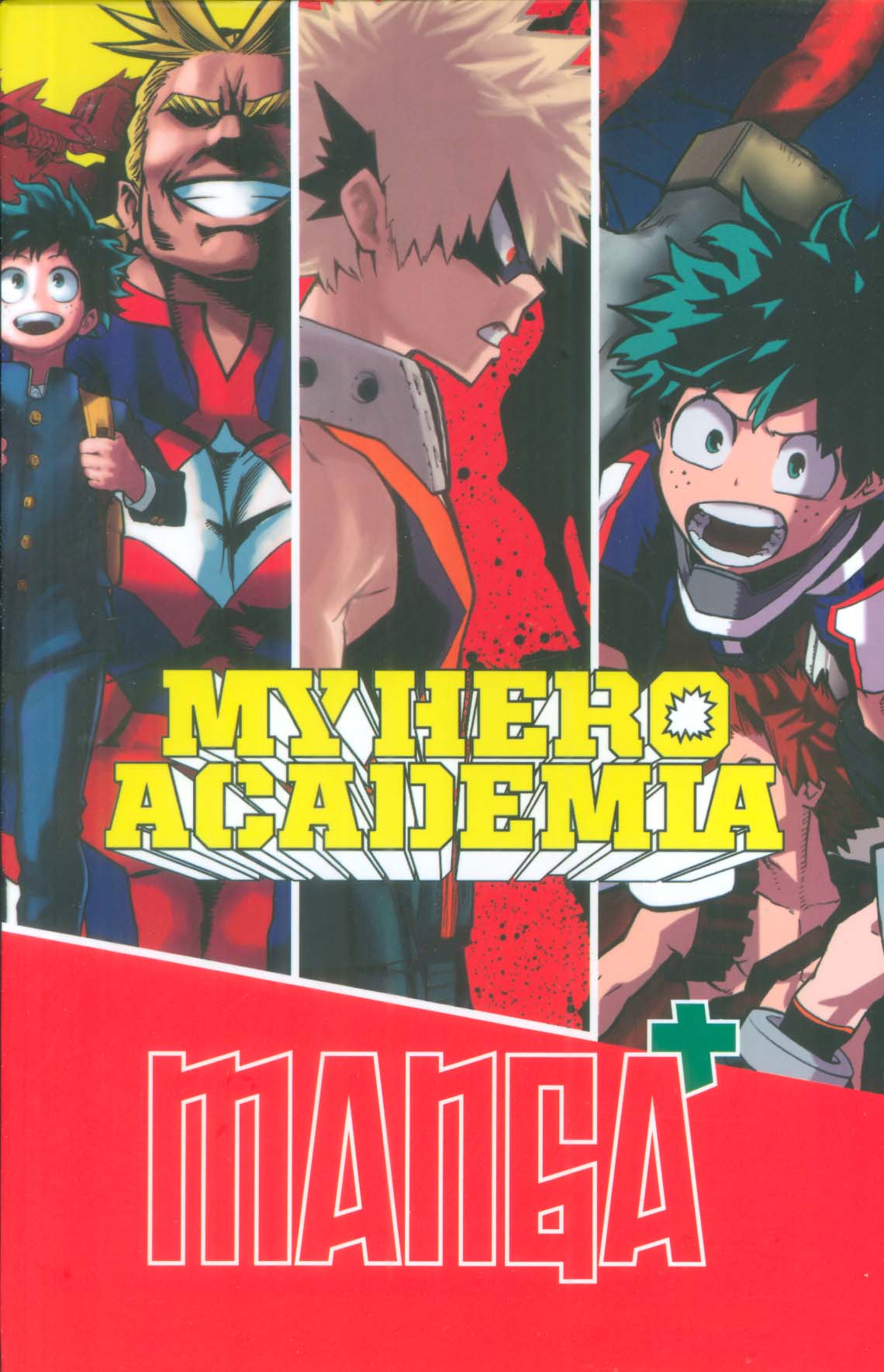 مجموعه مانگا پلاس انگلیسی آکادمی قهرمانی من (MY HERO ACADEMIA)،(جلد1تا3،کمیک استریپ)،(3جلدی،باقاب)