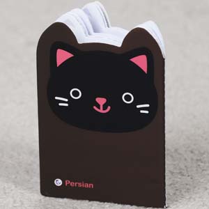 دفترچه یادداشت حیوانات بانمک (گربه سیاه،کد 12016)