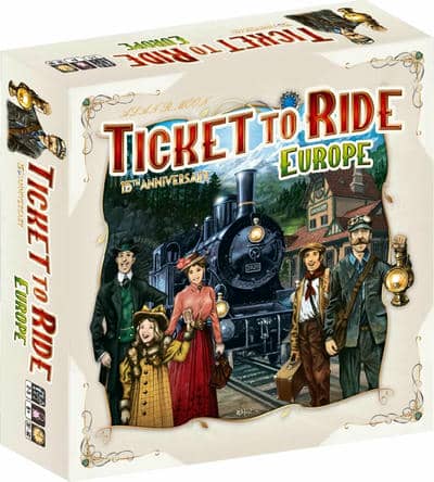 بسته بازی کارتی تیکت تو راید اروپا (TICKET TO RIDE EUROPE)،(باجعبه)