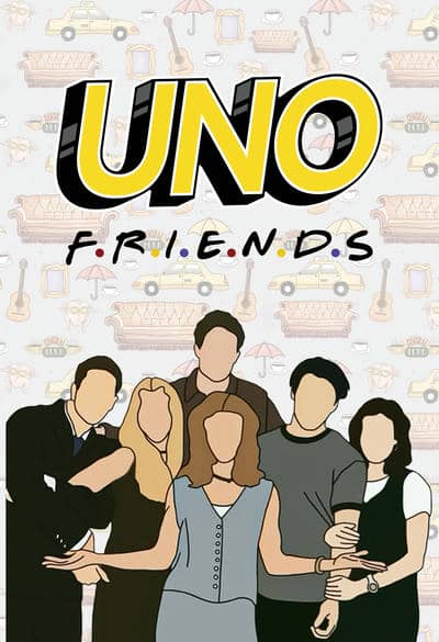 بسته بازی کارتی اونو فرندز (UNO FRIENDS)،(باجعبه)