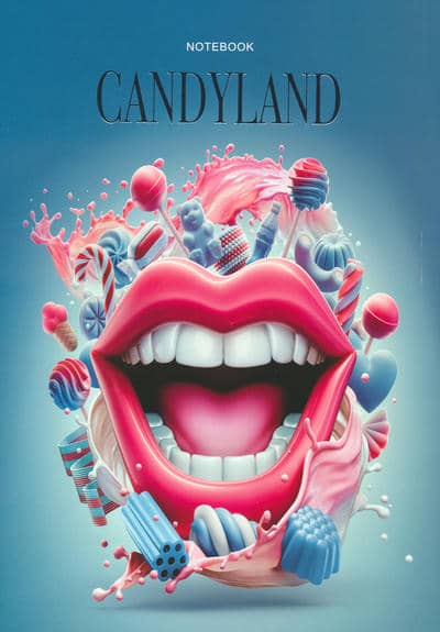 دفتر یادداشت خط دار  (CANDYLAND،کد 493)