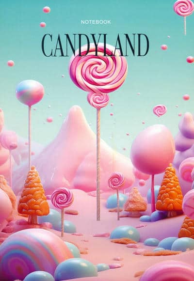 دفتر یادداشت خط دار  (CANDYLAND،کد 509)