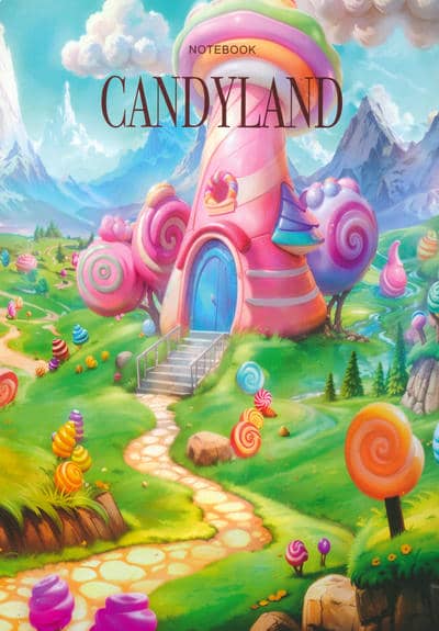 دفتر یادداشت خط دار  (CANDYLAND،کد 486)