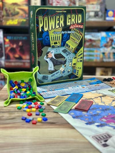 بسته بازی ایرانی استراتژیک شبکه نیرو لوکس (POWER GRID DELUXE)،(باجعبه)