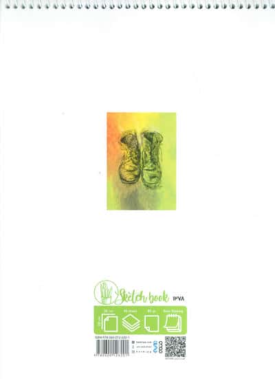 دفتر نقاشی و طراحی 40 برگ (طرح طراح ،کد 1278)،(سیمی)