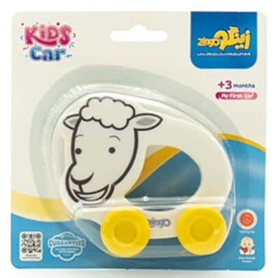 بسته اسباب بازی کیدزکار (KIDS CAR)،(همراه با استند)،(12قطعه،باجعبه)