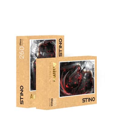 پازل شیشه ای استینو 260 تکه طرح انیمه (کد 80110)،(باجعبه)