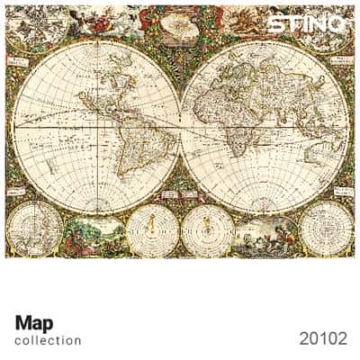 پازل شیشه ای استینو 260 تکه طرح نقشه (کد 20102 )،(باجعبه)