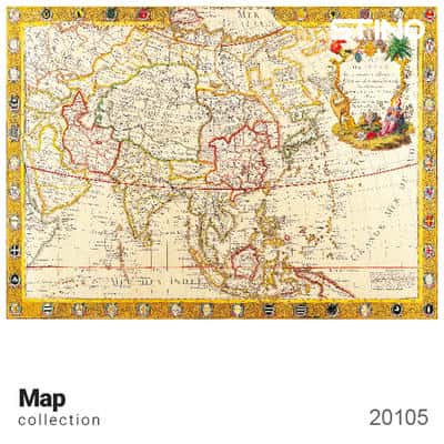 پازل شیشه ای استینو 260 تکه طرح نقشه (کد 20105 )،(باجعبه)