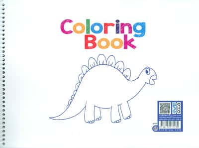 کتاب رنگ آمیزی حیوانات رنگی رنگی (کد 1373)،(سیمی)