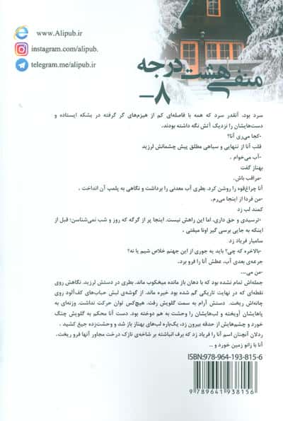 منفی هشت درجه