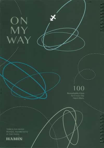 دفتر یادداشت ON MY WAY (طرح هواپیما)،(سیمی)