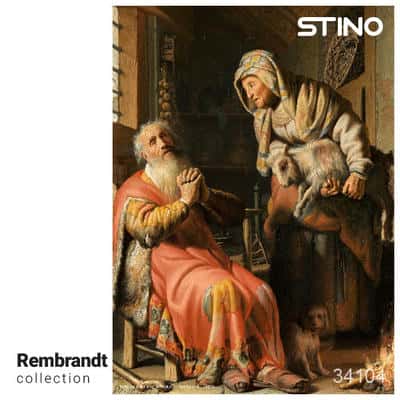 پازل شیشه ای استینو 260 تکه طرح رامبرانت (کد 34104)،(باجعبه)