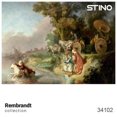 پازل شیشه ای استینو 260 تکه طرح رامبرانت (کد 34102)،(باجعبه)