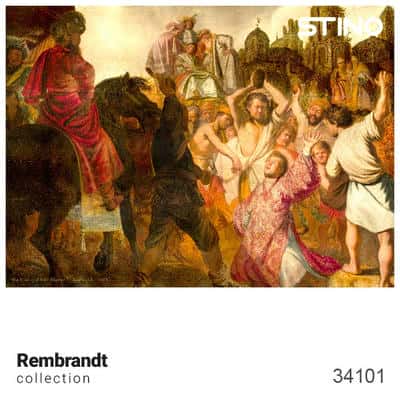 پازل شیشه ای استینو 260 تکه طرح رامبرانت (کد 34101)،(باجعبه)