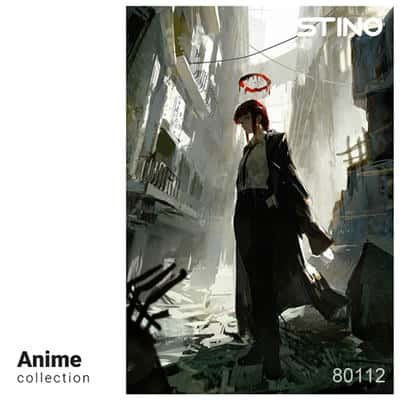 پازل شیشه ای استینو 260 تکه طرح انیمه (کد 80112)،(باجعبه)