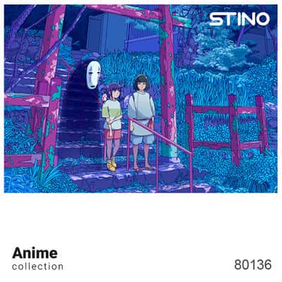 پازل شیشه ای استینو 260 تکه طرح انیمه (کد 80136)،(باجعبه)