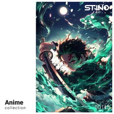 پازل شیشه ای استینو 260 تکه طرح انیمه (کد 80115)،(باجعبه)