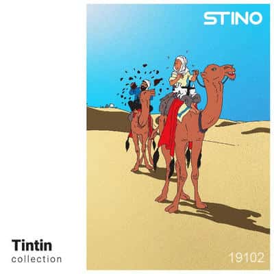 پازل شیشه ای استینو 260 تکه طرح تن تن (کد 19102)،(باجعبه)