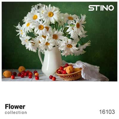 پازل شیشه ای استینو 260 تکه طرح گل (کد 16103)،(باجعبه)