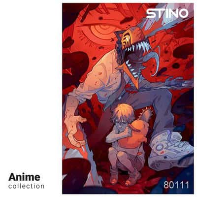 پازل شیشه ای استینو 260 تکه طرح انیمه (کد 80111)،(باجعبه)