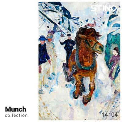 پازل شیشه ای استینو 260 تکه طرح مونک (کد 14104)،(باجعبه)