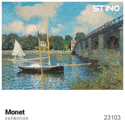 پازل شیشه ای استینو 260 تکه طرح مونه (کد 23103)،(باجعبه)