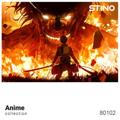 پازل شیشه ای استینو 260 تکه طرح انیمه (کد 80102)،(باجعبه)