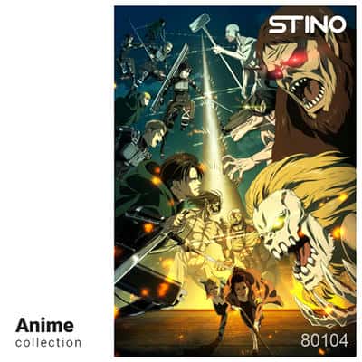 پازل شیشه ای استینو 260 تکه طرح انیمه (کد 80104)،(باجعبه)