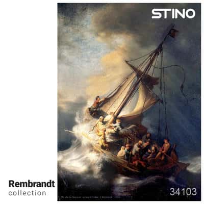 پازل شیشه ای استینو 260 تکه طرح رامبرانت (کد 34103)،(باجعبه)