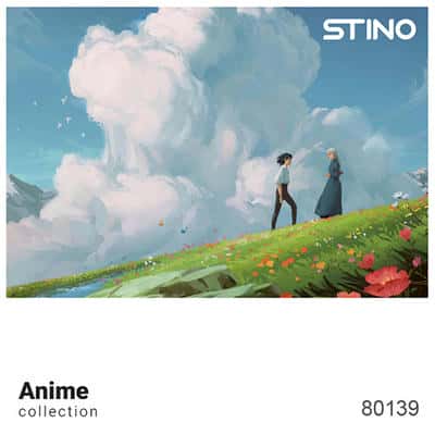 پازل شیشه ای استینو 260 تکه طرح انیمه (کد 80139)،(باجعبه)