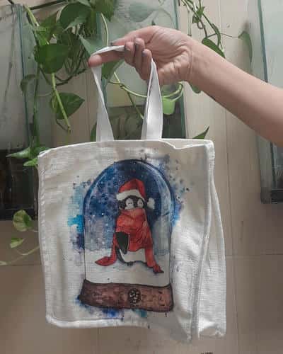 کیف پارچه ای قدیما 25*24 (کد KM-35)